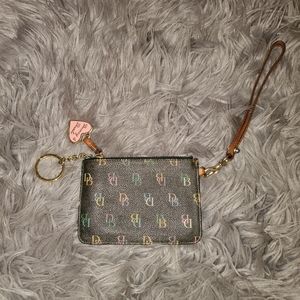 Dooney & Bourke Leather Wristlet - Multi Colored